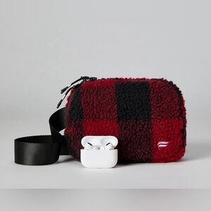 NWT Fabletics Teddy Buffalo Check belt bag